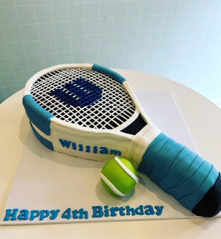 Tennis Racquet cake