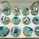 Shark theme cupcakes