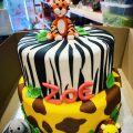safari animal cake