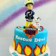 3D Fireman Sam Cake