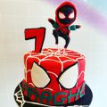 Miles Morales Spiderman Cake