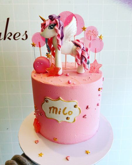 Unicorn Pink cake