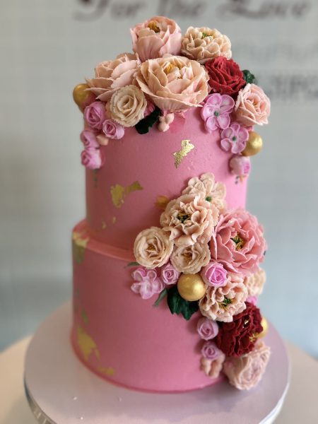Korea style/Buttercream floral cake