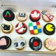 80s theme cupcake